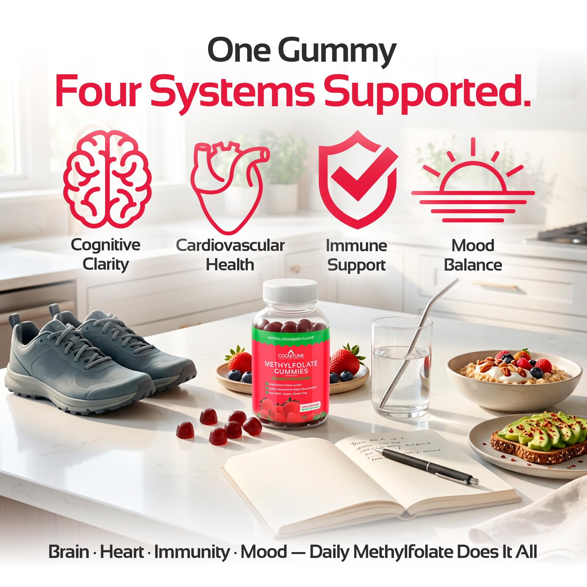 CogniTune Methylfolate Gummies for Kids and Adults 1000mcg 60 Count — Amazon image 6