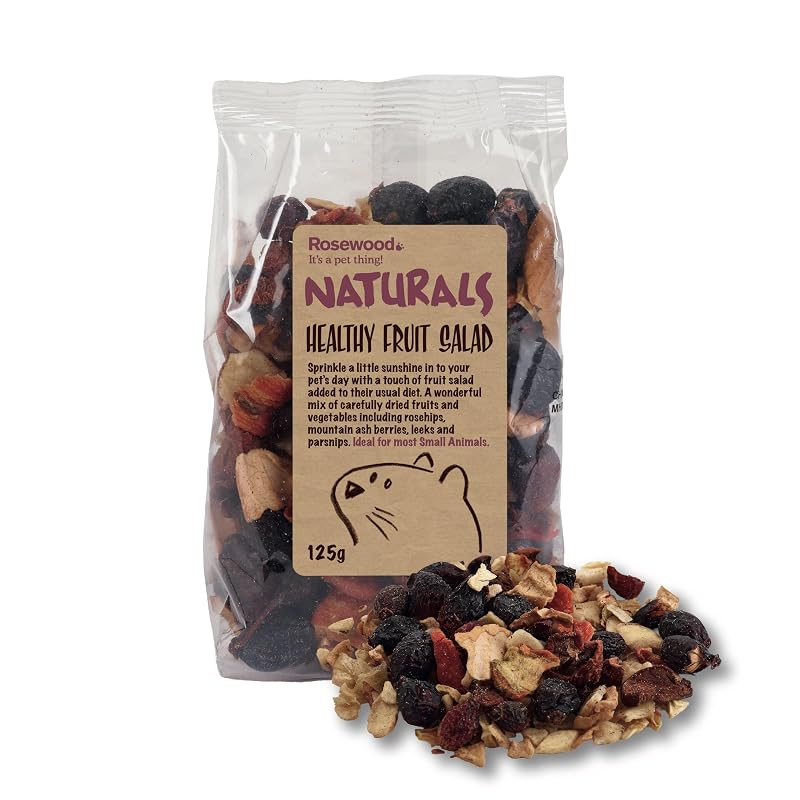 Petisco de Frutas e Vegetais Secos para Pequenos Animais Rosewood 125 g