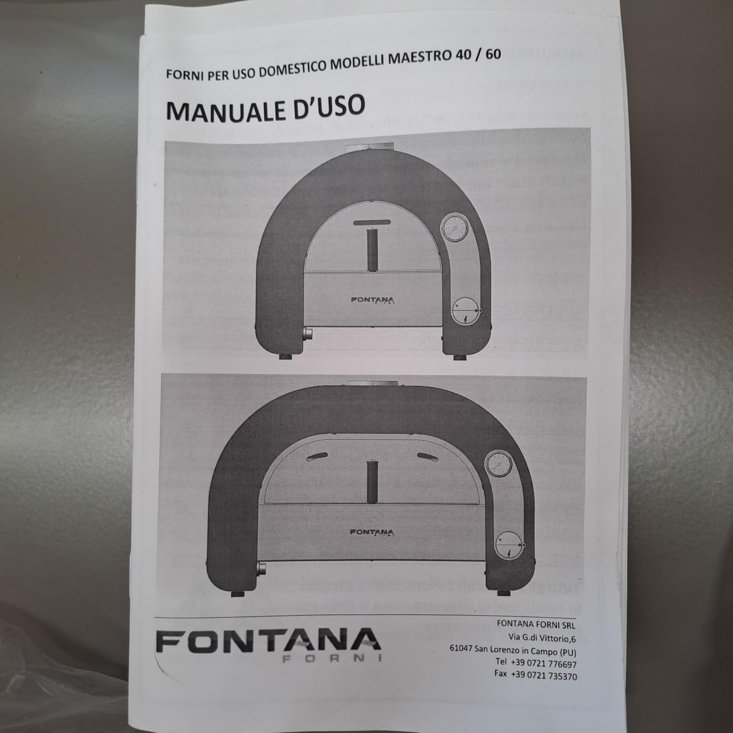 Horno exterior Maestro 40 Propano
