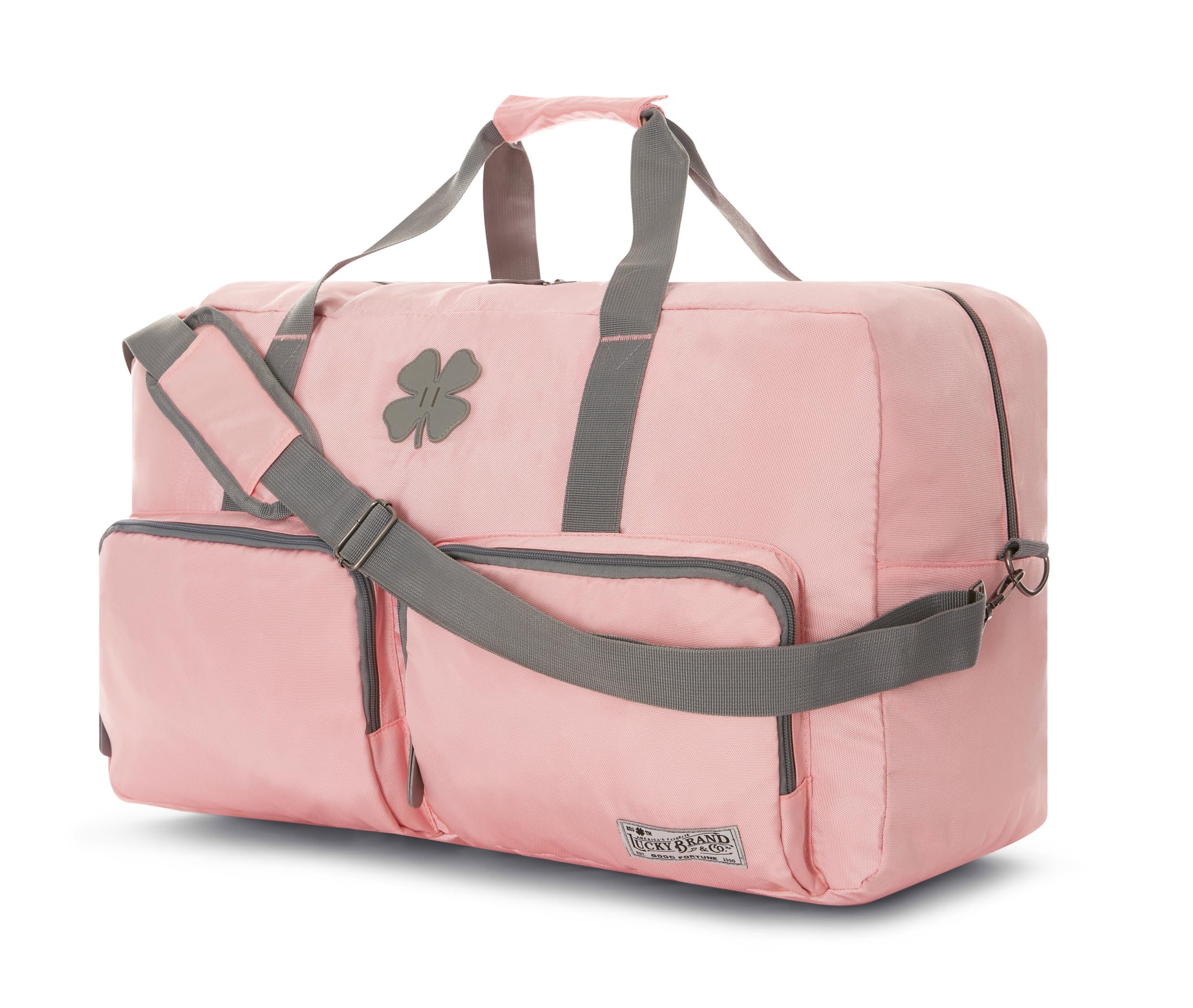 Lucky Travel Duffel Bags 115L, Gym Bag, Travel Bag & Large Duffle Bag for Men, Foldable Overnight Weekender Bags for Women & Men with Adjustable Shoulder Strap, Bridal Rose