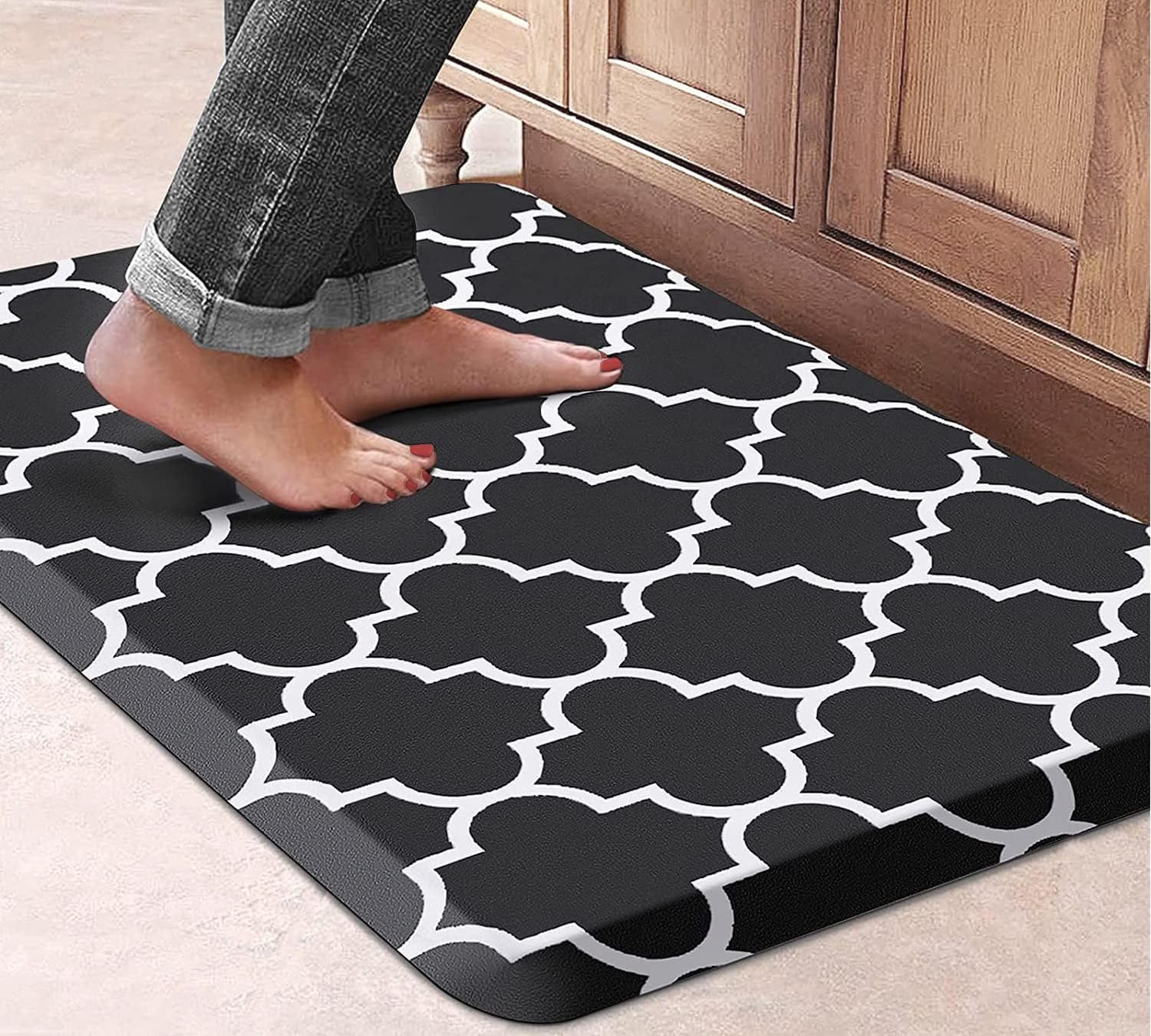 Anti Fatigue Kitchen Floor Mat Cushioned Kitchen Rug,Non Slip