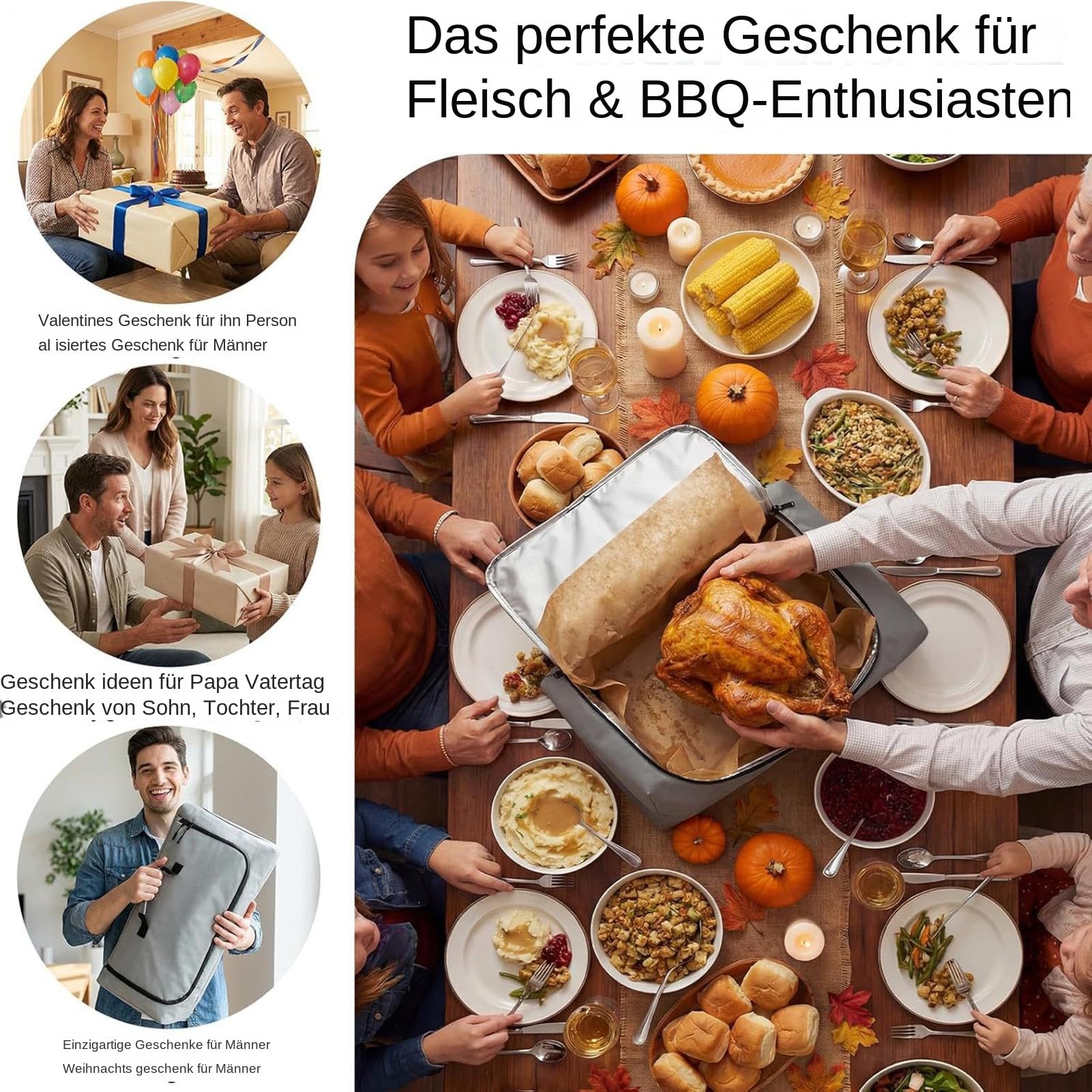 Generisch do grillowania – BBQ Juicy Flavor Locking Wrap, brykiet wieprzowy do opiekania, ratowania wilgoci, do kuchni, na imprezę, do restauracji, na kemping, urodziny