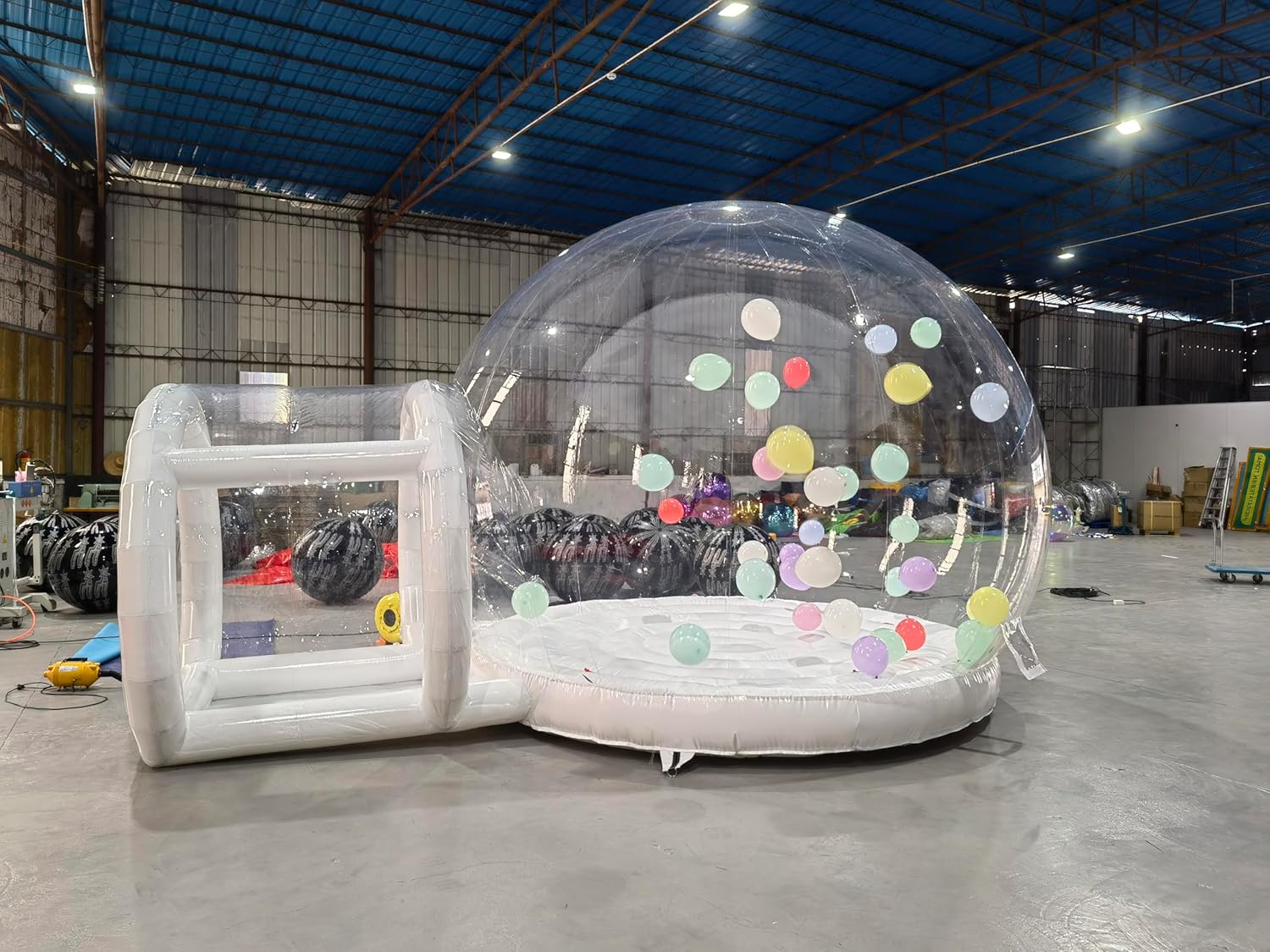 Inflatable Bubble Bounce House with Pump and Blower Bubble