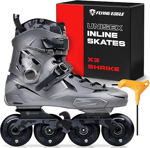 Flying Eagle X3 Shrike Freeskates - Patines en línea agresivos para hombres y mujeres, patines en línea para adultos, patines de patinaje para