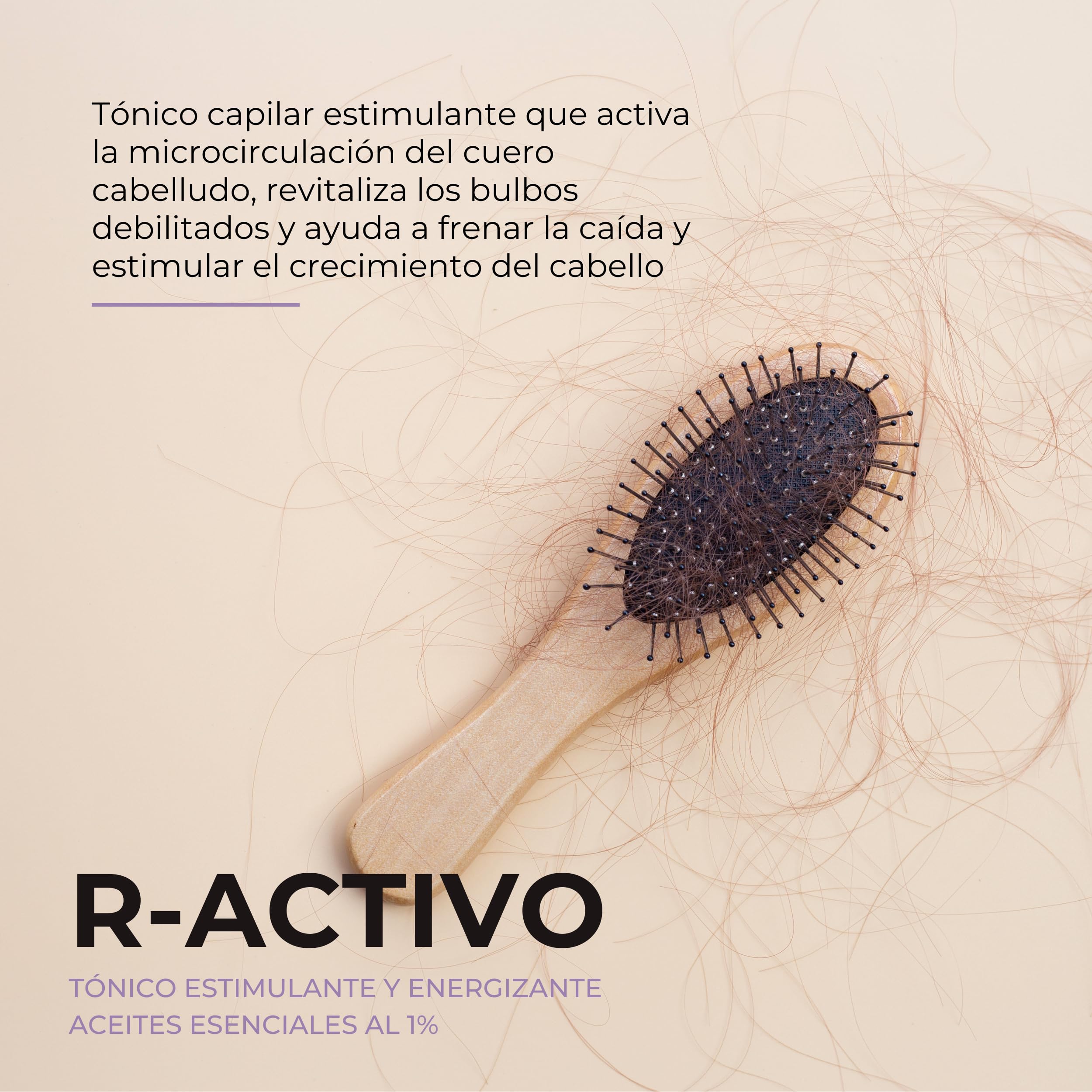 Rueber - Tonico Capilar R-Activo 150ml | Anticaida y Acelerador Crecimiento Cabello | Tonico Capilar Crecimiento, Estimulante y Energizante | Para Caída Pelo, Cabellos que Crecen Poco o Post Alopecia