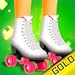 pattinatori ragazze d'oro - la ragazza unica pattinaggio skateboard, pattini in linea, quad pattinare e altri giocattoli di rotolamento gioco libero