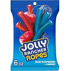 JOLLY RANCHER Ropes Blue Raspberry and Cherry Flavored Candy Bag 6 oz