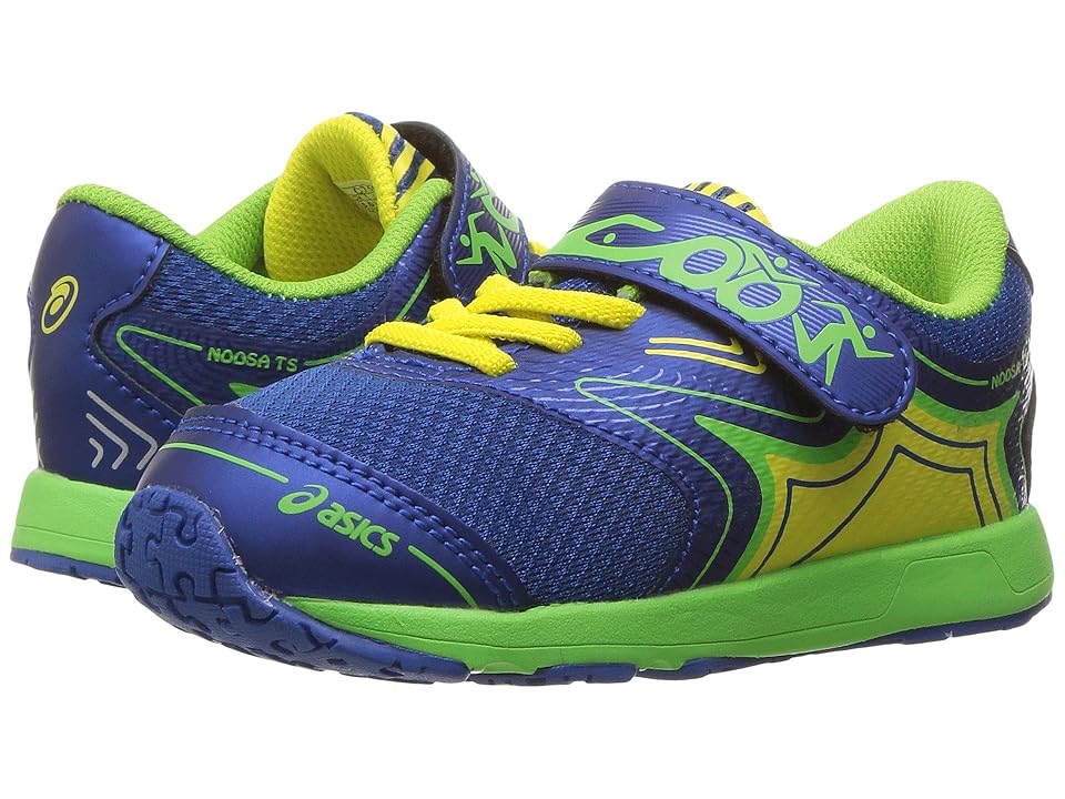 

ASICS Kids Noosa TS (Toddler) (Imperial/Green Gecko/Safety Yellow) Boys Shoes, Blue