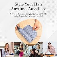 Vista 6 de Alfombrilla Resistente al Calor - Soporte para Rizador - Alfombrilla de Silicona Resistente al Calor - Alfombrilla de Maquillaje - Alfombrilla