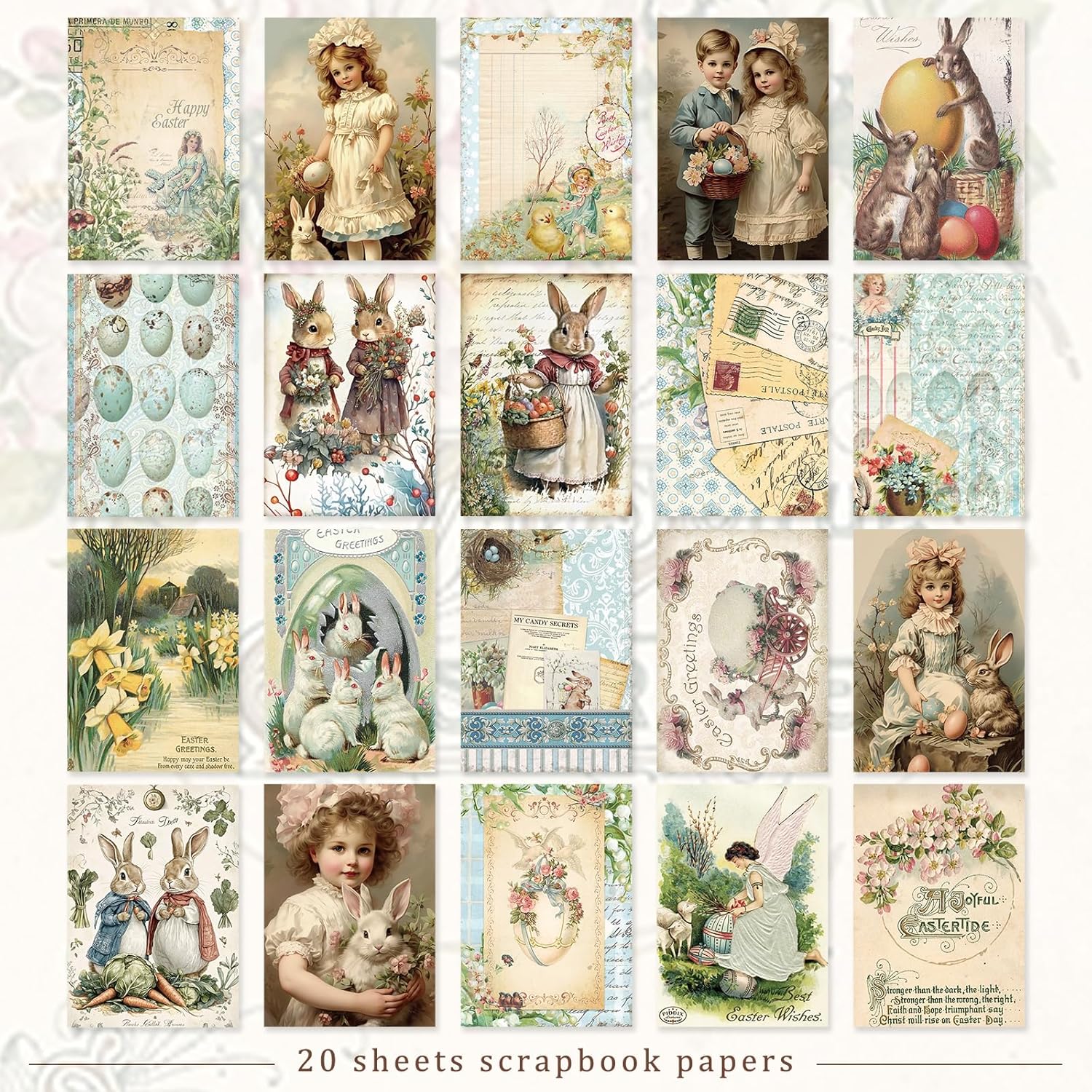 Easter Sticker Book 36 Sheets 235 Pcs, Easter Eggs Bunny Rabbit Stickers for Teens Adults, Cute Easter Holiday Stickers for Skateboard, Water Bottles, Scrapbook, Junk Journal, DIY Crafts