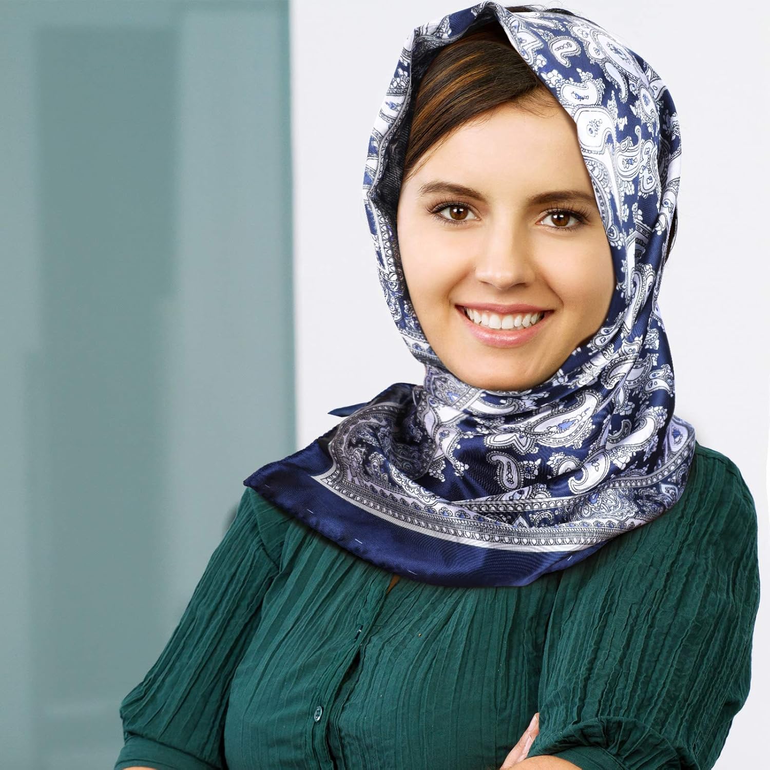 head scarf silk bandana