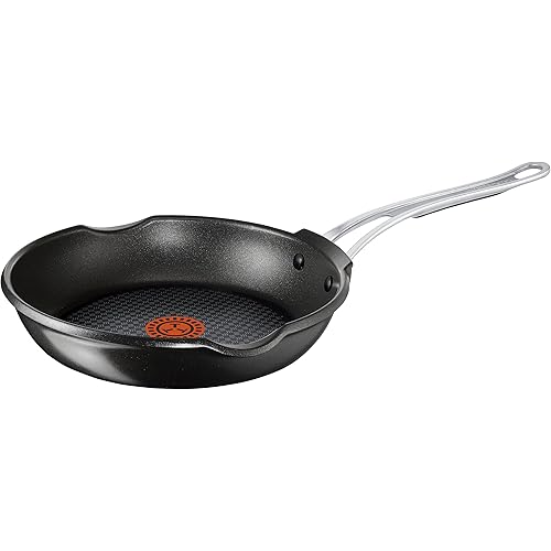 Tefal Jamie Oliver Premium Cast Aluminium Induction Wave Frying Pan in Black, black, 54.1 x 33.6 x 13.1 cm