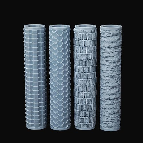 Miniatura 8 de Rodillo de Textura de Terreno RPG para Modelado de Espuma y Arcilla - Profesional para Paredes de Mazmorras, Conjuntos de Terreno DND, Edificios