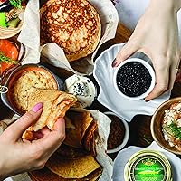 Vista 7 de Olma Siberian Osetra Aurora Black Caviar – Perlas de grano medio, grado superior, 1 oz / 28 g