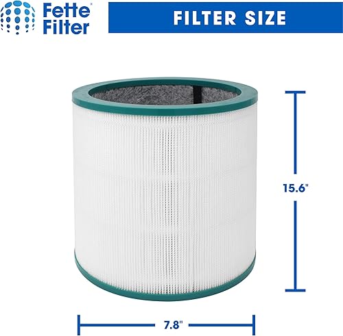 Miniatura 4 de Fette Filter - 1 paquete de filtros HEPA compatibles con Dyson Tower Purifier Pure Cool Link TP01, TP02, TP03, BP01, AM11. Comparar con la parte #