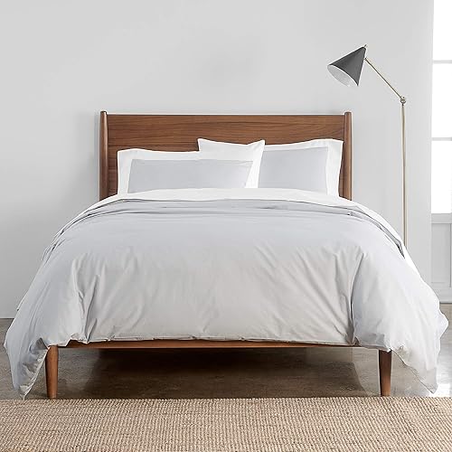 Miniatura 10 de Simply Put - Juego de funda de edredón de 3 piezas, 100% algodón percal ultra suave, ropa de cama de alta calidad, tamaño matrimonialqueen, azul