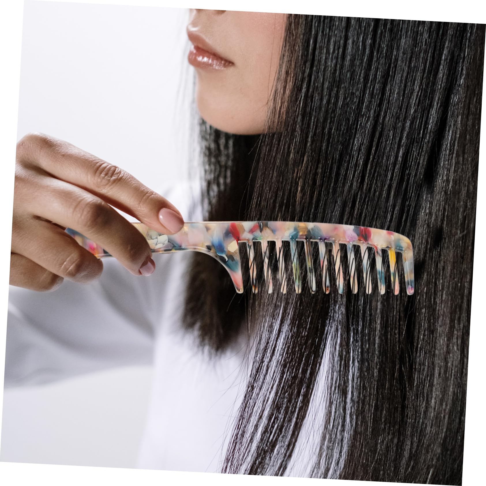 Beavorty 10stücke Breiter Zahnkamm Acetat Sanfter Haarkamm Für Styling Für Und Trockenes Haar Leicht Und Handlich Für Täglichen Gebrauch Oder Unterwegs