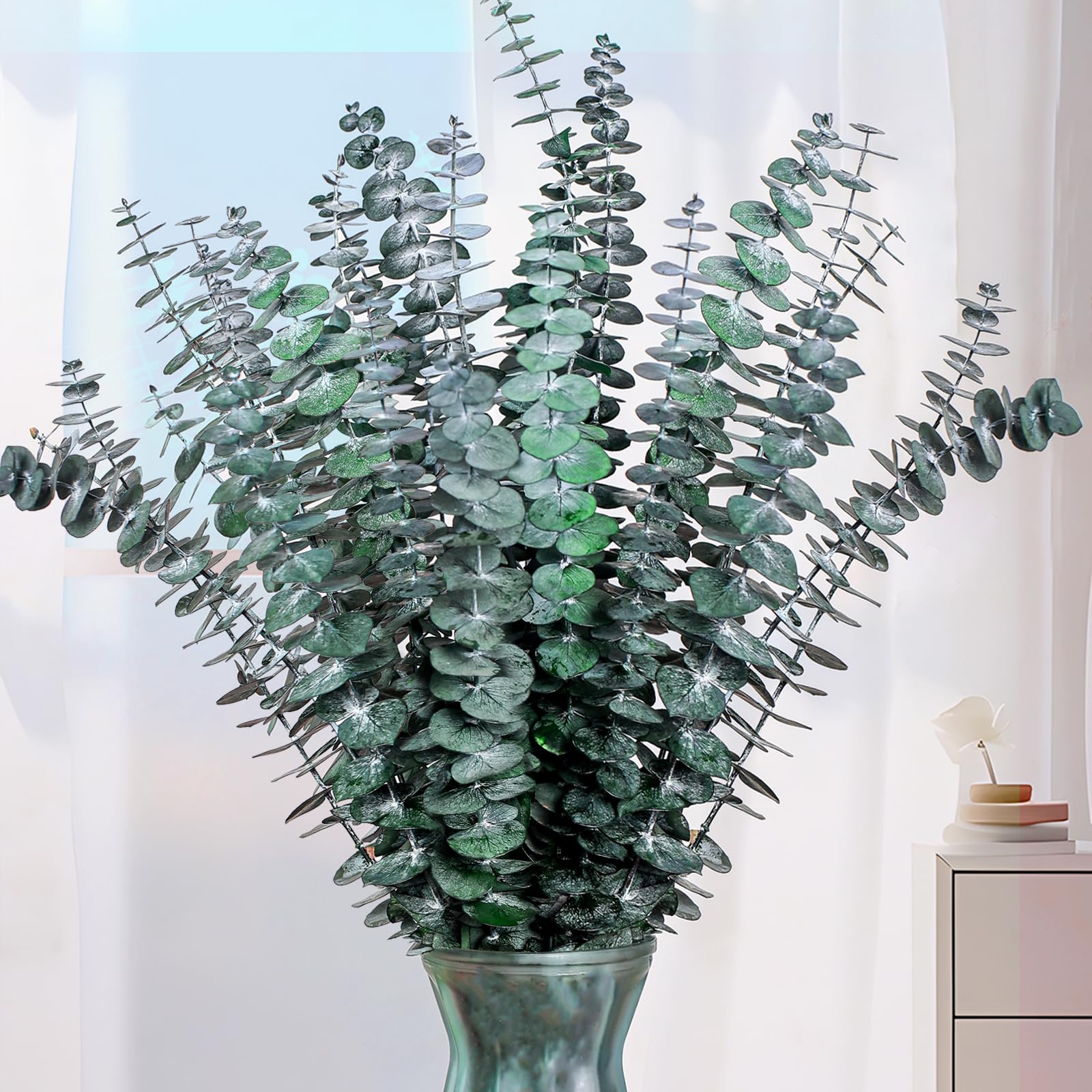 Eslibin 21 Pcs Real Dried Eucalyptus Stems