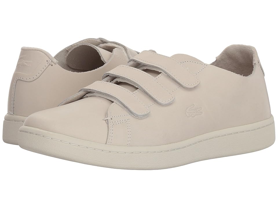 

Lacoste Carnaby Strap 118 1 U (Off-White/Off-White) Women's Shoes