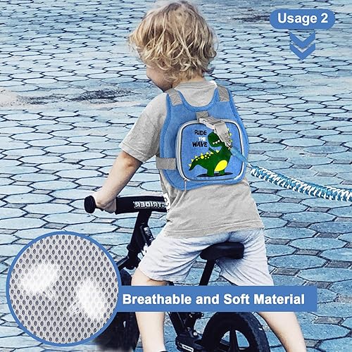 Miniatura 5 de Accmor - Arnés para niños pequeños, correa plegable para niños, correa plegable para caminar, correa auxiliar con correa para padres y niños, para