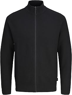 JACK & JONES Mens Plus Size Track Full Zip Knitted Modern (pack of 1)