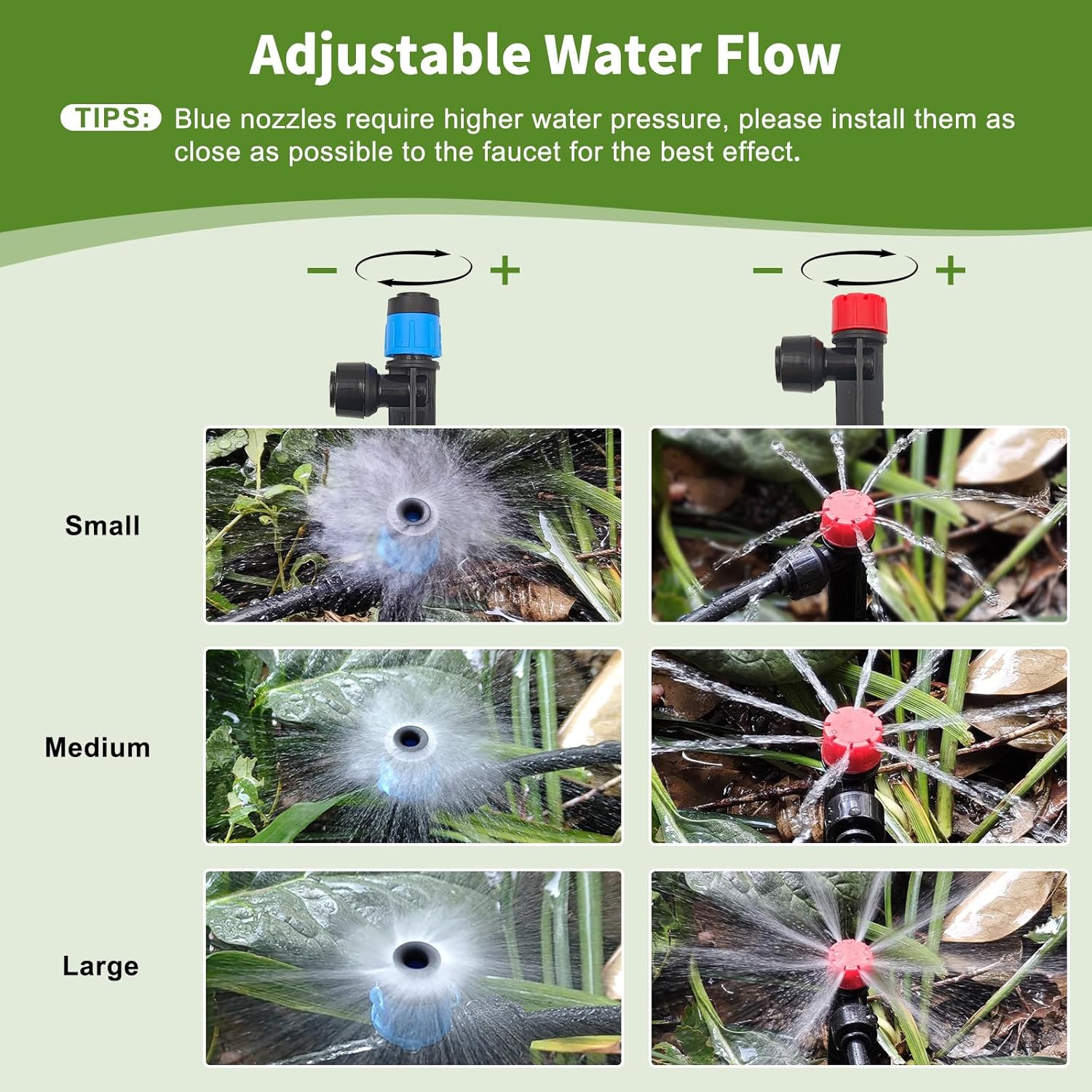 230FT Quick-Connect Drip Irrigation System Kit