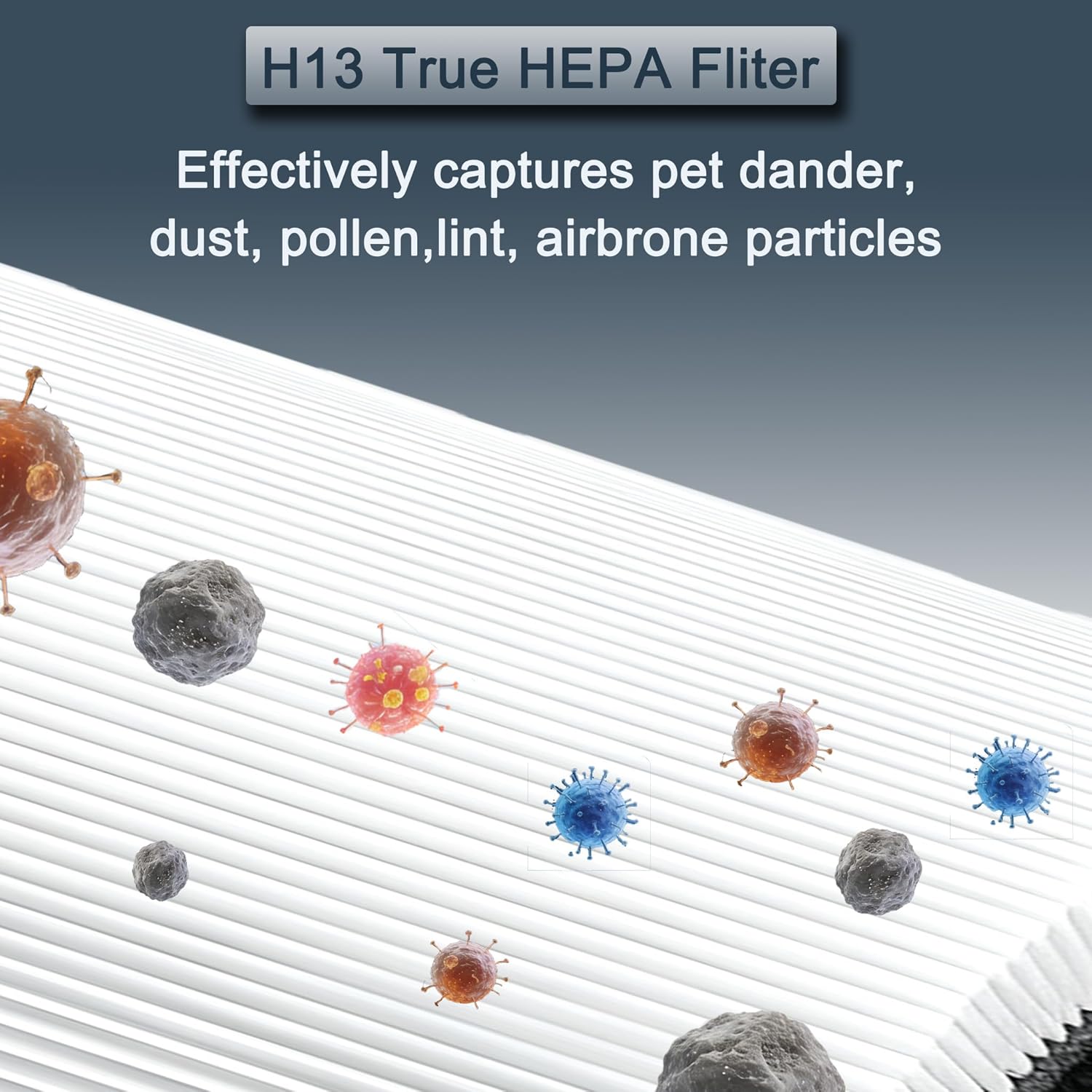 511i Max Replacement Filter Compatible with Blueair Blue Pure 511i Max Filter F5MAX Air Purifier with H13 True HEPA and Activated Carbon Restores Performance Cleaner and Fresher Air 2 Pack