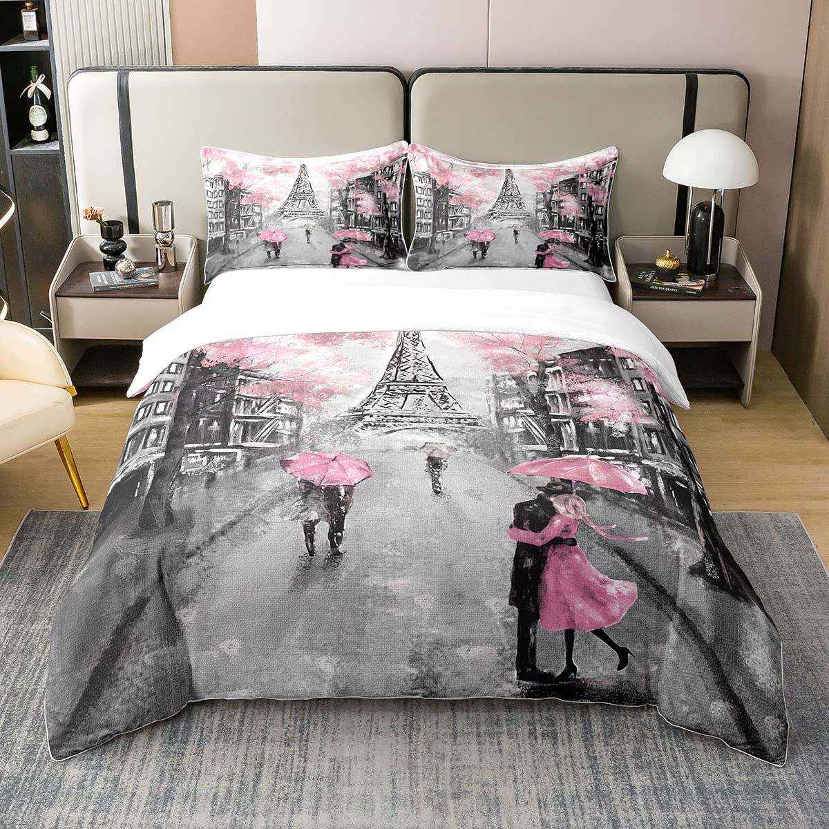 Ensemble de Literie 140x200 Coton Supérieur Paris Homewish