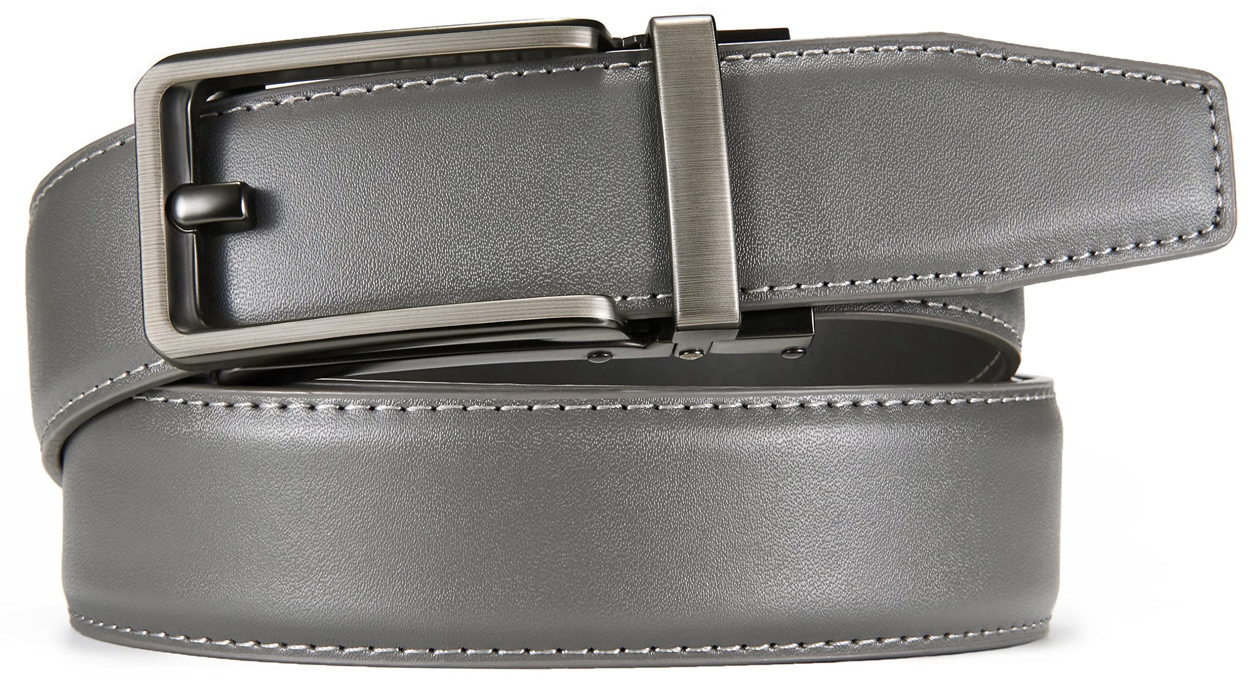 CHAOREN Cintura Uomo, Cintura Uomo Pelle Cricchetto Automatica Fibbia 35mm, Cinta Regolabili per Adattarsi