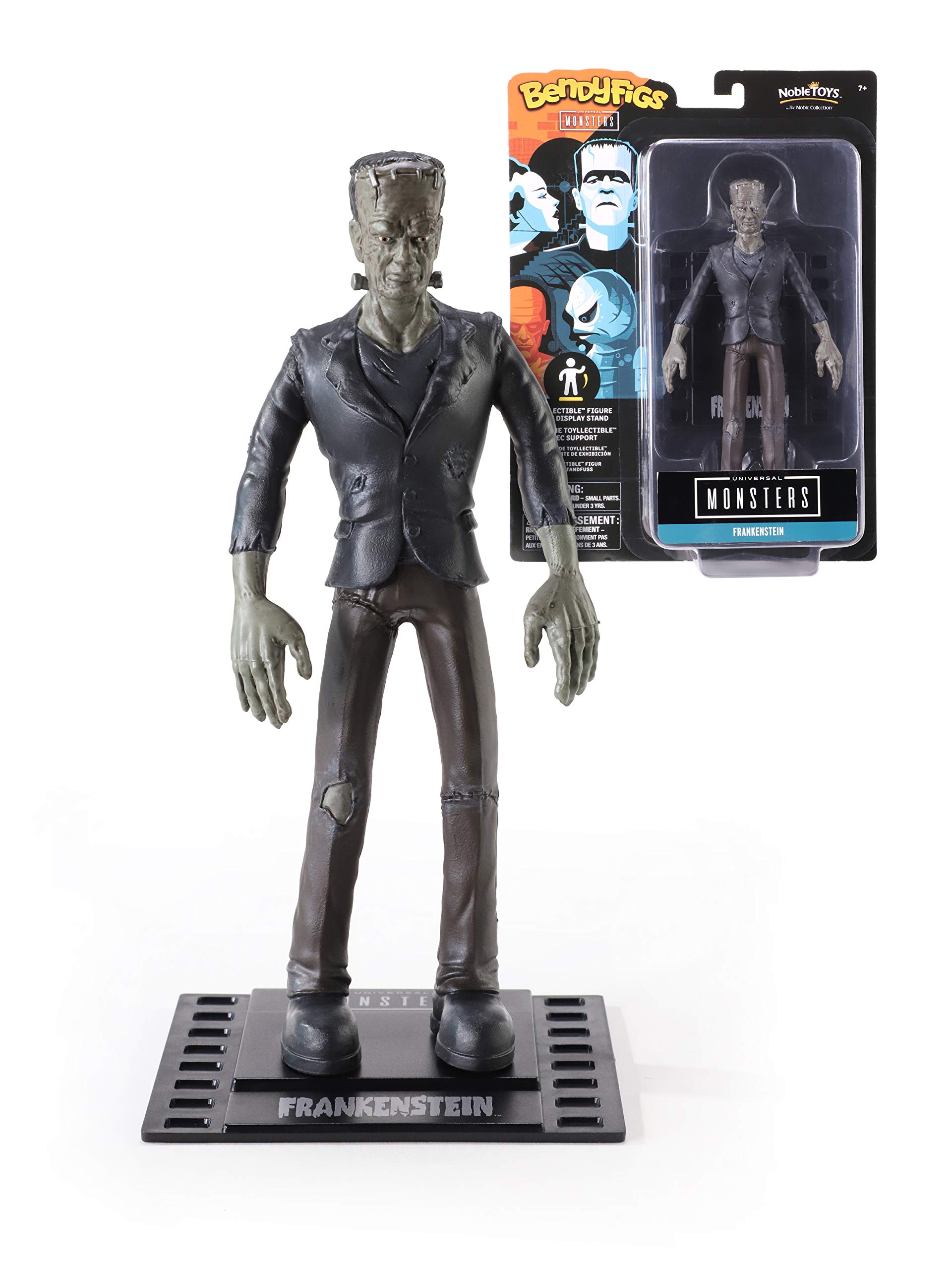 BendyFigs The Noble Collection NN1166 License Frankenstein, Multicoloured, Medium