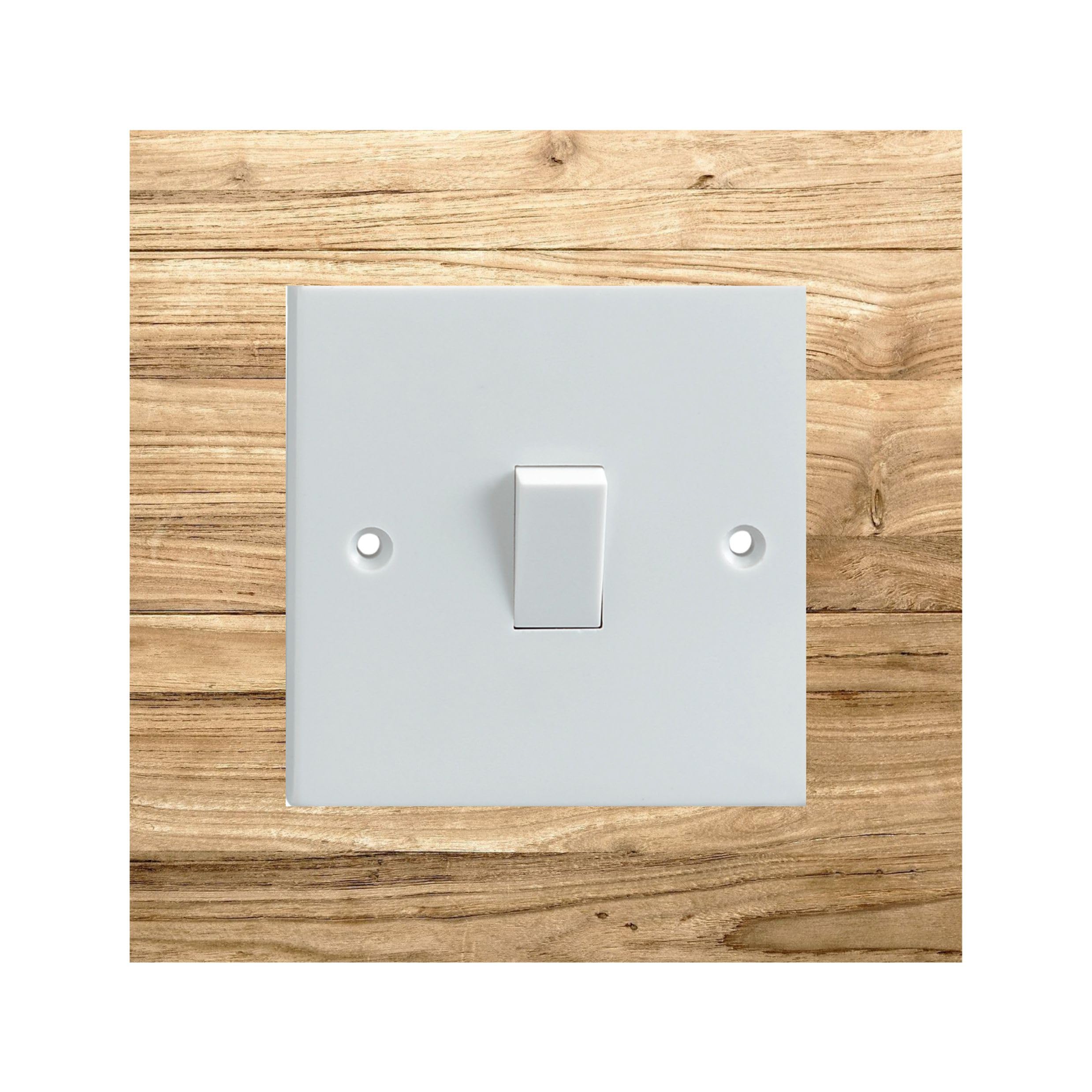 Oak Wood Pattern Electrical Light Switch Surround Printed Vinyl Sticker Decal