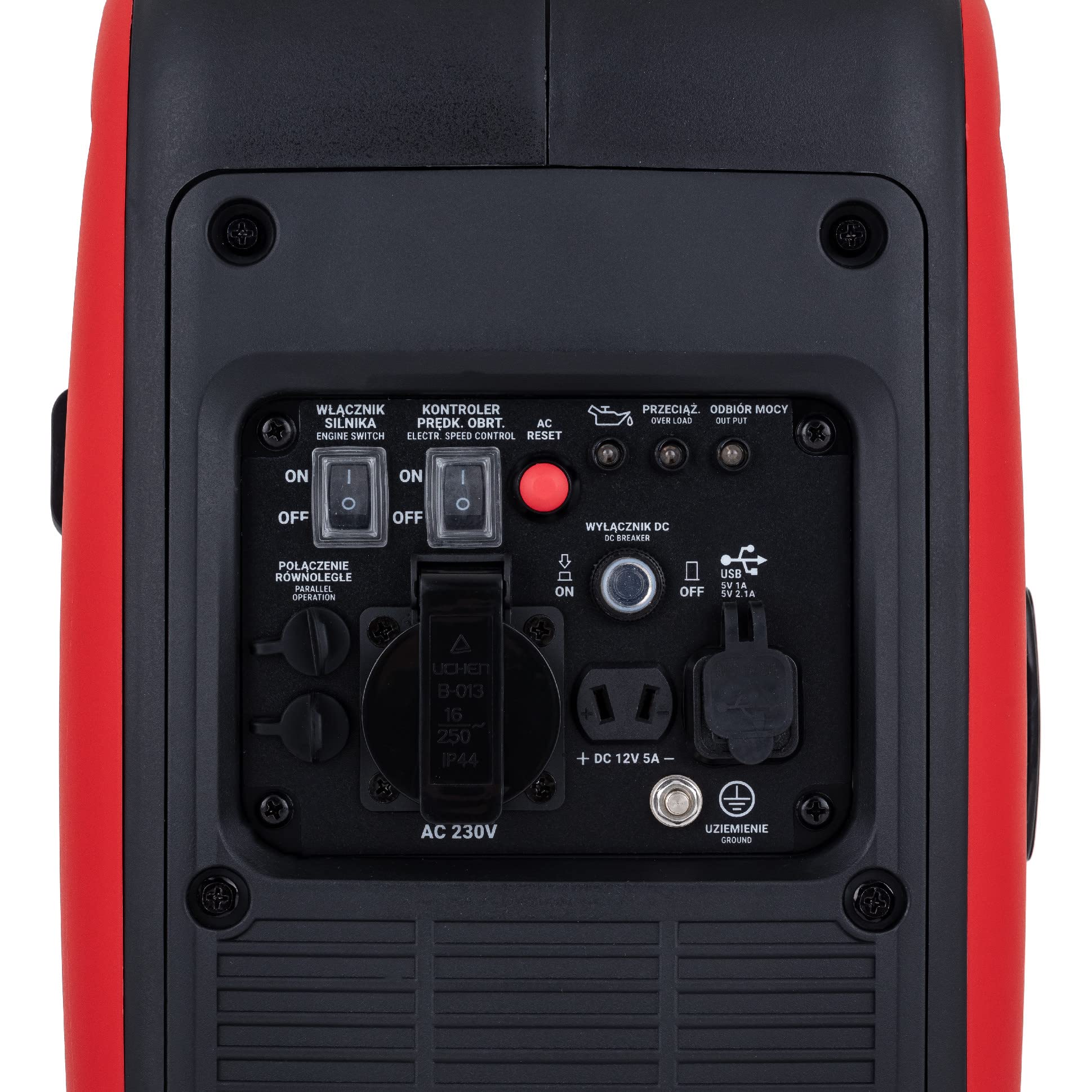 Generador a Gasolina 1,1 kW/230V – Ligero y Portátil con Tecnología Inverter para Dispositivos Sensibles – 3,5 horas – Ideal para Camping, Supervivencia, Trabajos al Aire Libre y Emergencias