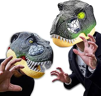 Dinosaurier Handpuppe Grün - Bewegliches Spielzeug Für Kinder