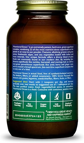 Miniatura 3 de HEALTHFORCE SUPERFOODS Vitamineral Green - Suplemento mineral para el apoyo inmune y de la tiroides - Suplemento en polvo verde con ingredientes de