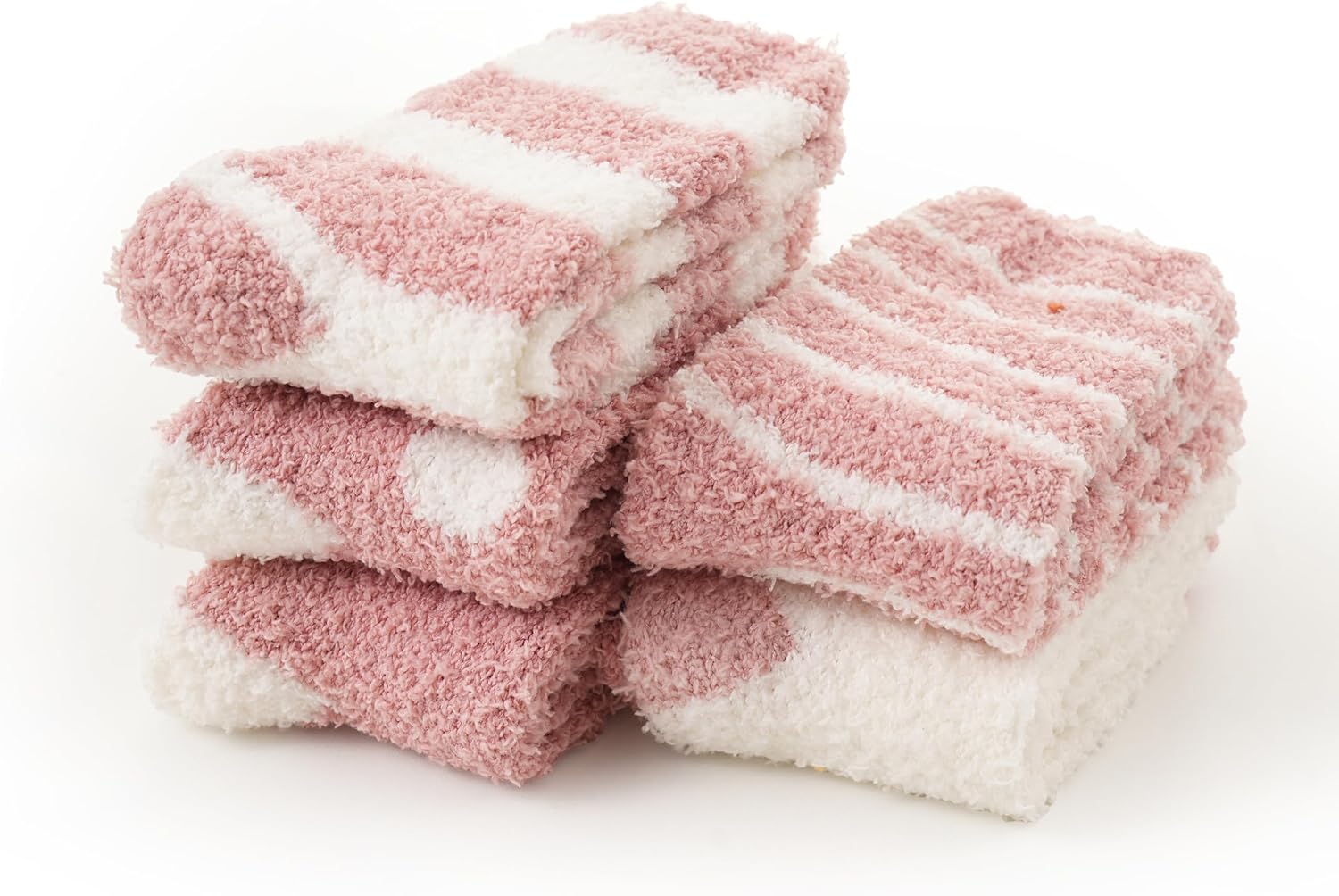 Womens Fuzzy Socks Cozy Fluffy Winter Warm Soft Slipper Socks Christmas Gifts - Image 5