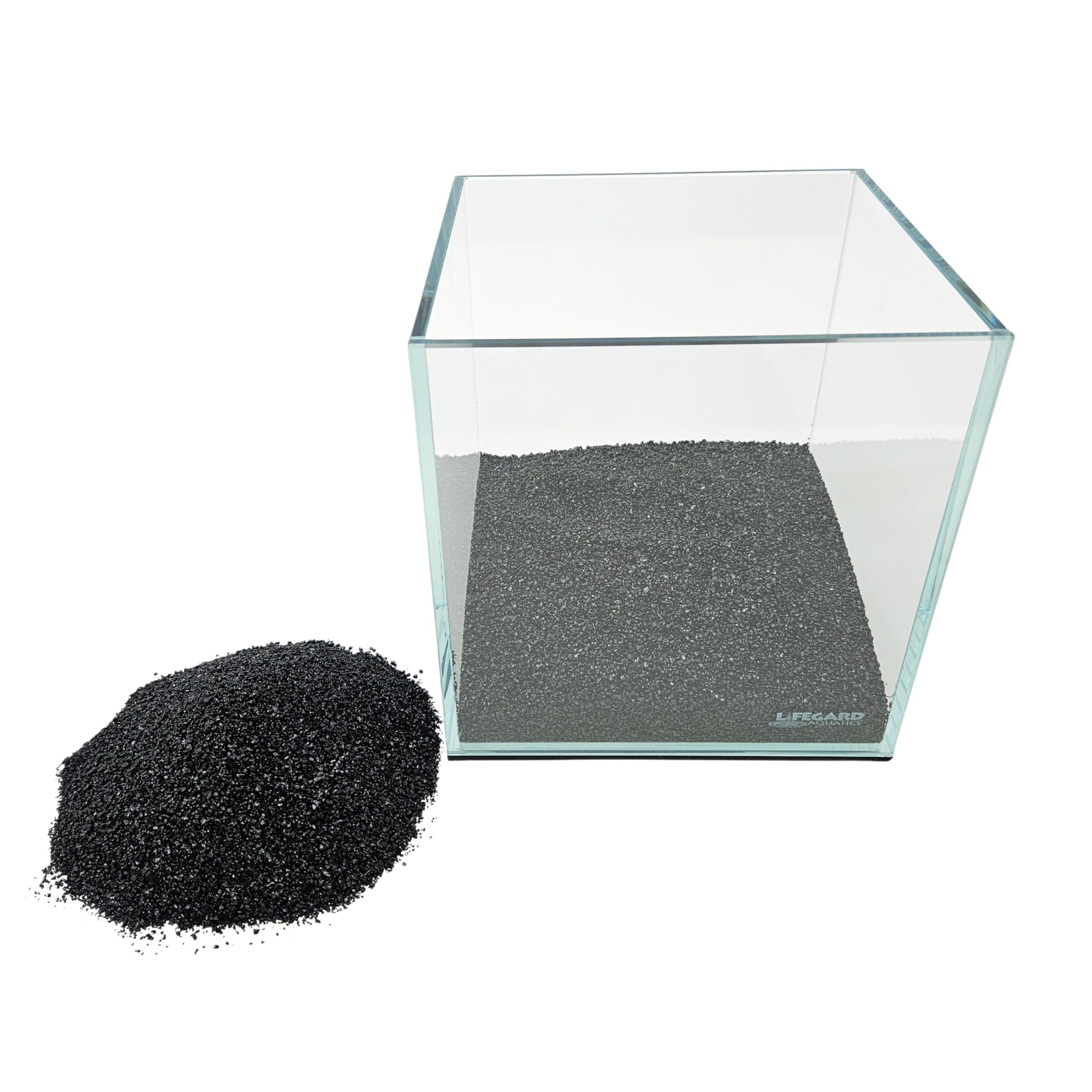 Lifegard - Sabbia per acquario, 4,5 kg, colore: Nero satinato