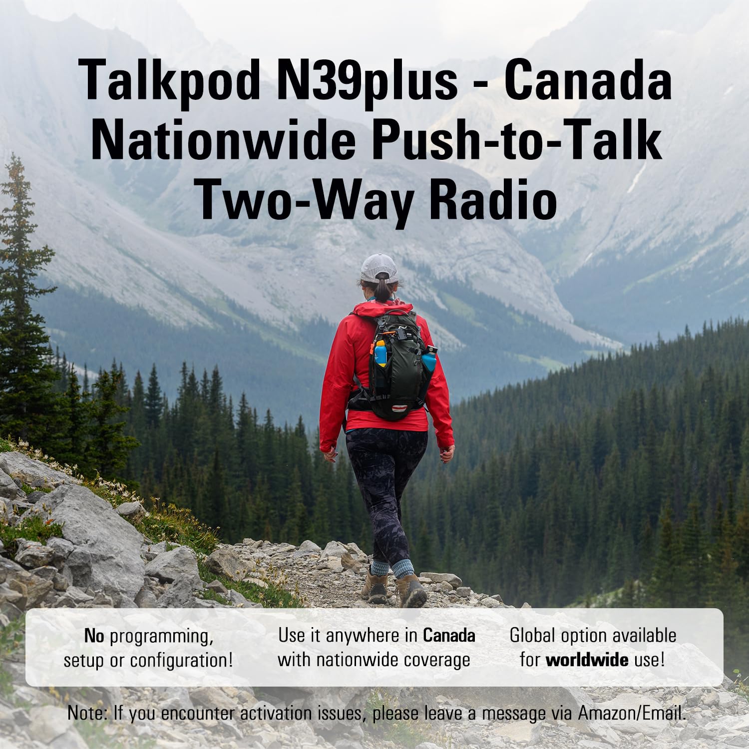 Talkpod N39plus Walkie Talkie Unlimited Range, PoC Radios Nationwide PTT Two Way Radios Long Distance for Family, Logistics, Company with SIM Card (Green) - 2