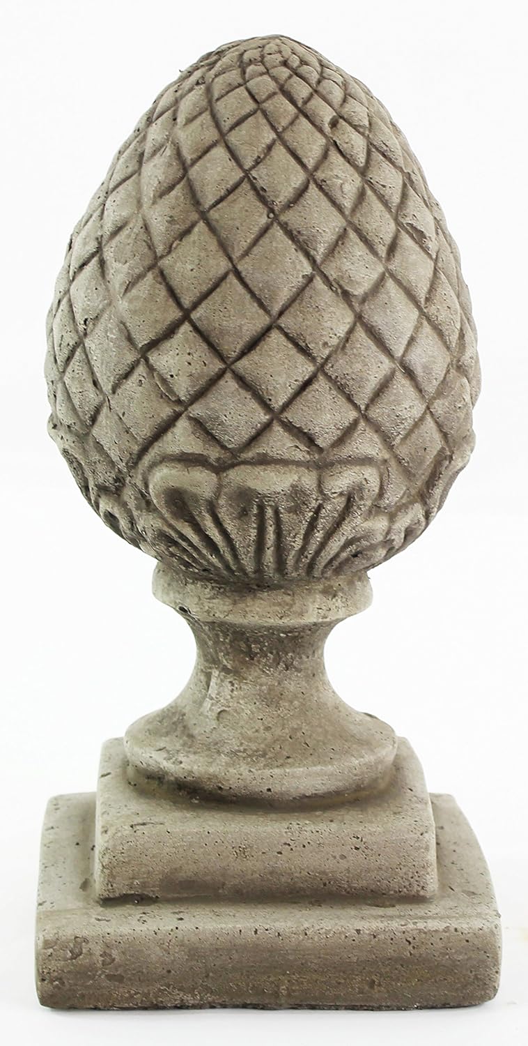 Artichoke Decorative Concrete Finial Centerpiece Indoor-Outdoor Garden Sculpture