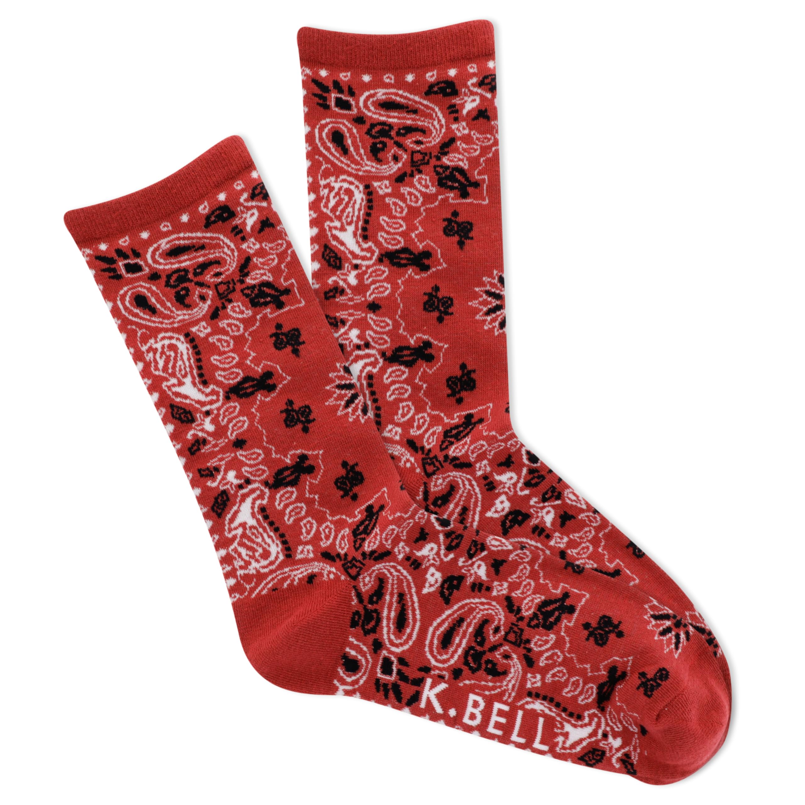 K. Bell Women's Fun American Classics Crew Socks (1-Pack)