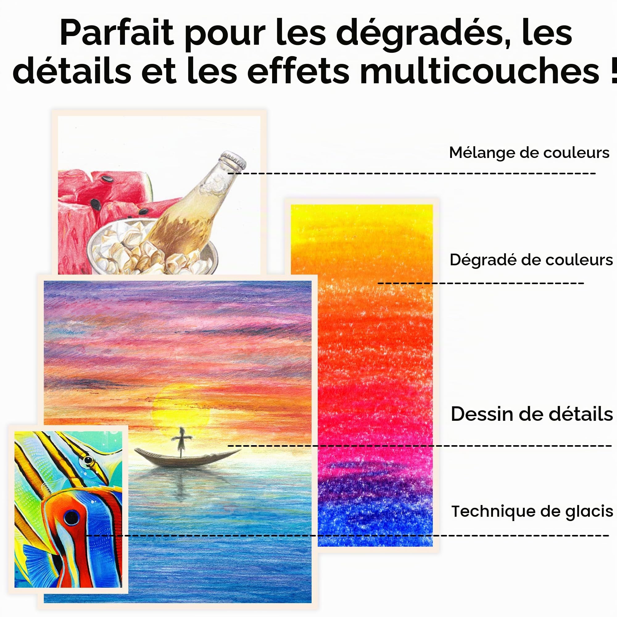Marco Crayons de couleur pour adultes à colorier - Crayons en bois, crayons de couleur haut de gamme pour les étudiants en art et les professionnels, cadeau dans une boîte en fer - 3100 crayons de