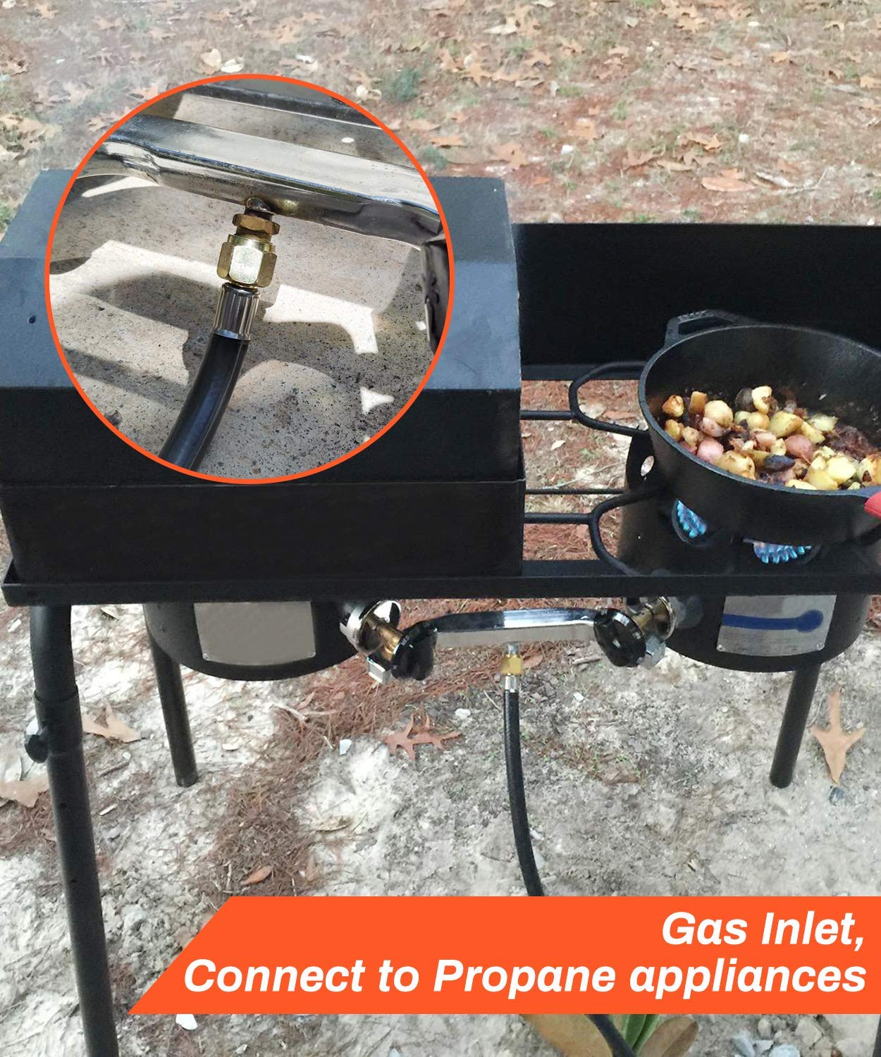 costco outland firebowl on Gaspro 18 Ft Rv Quick Connect Propane Hose For Rv To Grill For Camp Chef Stove And Fire Pit 3 8 Female Flare Fitting X 1 4 Full Flow Quick Buy Online At Best Price In Uae Amazon Ae