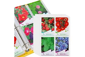 Premium 3x5 Slotted Pages for 3-Ring Binders: The Ultimate Seed Storage Solution