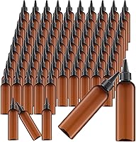 Vista 7 de Irenare Botellas de plástico para exprimir de 4 onzas a granel Boston dispensadoras de aceite para el cabello, botella exprimible de condimentos