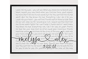 Personalized Song Lyrics Canvas: A Canvas of Timeless Memories