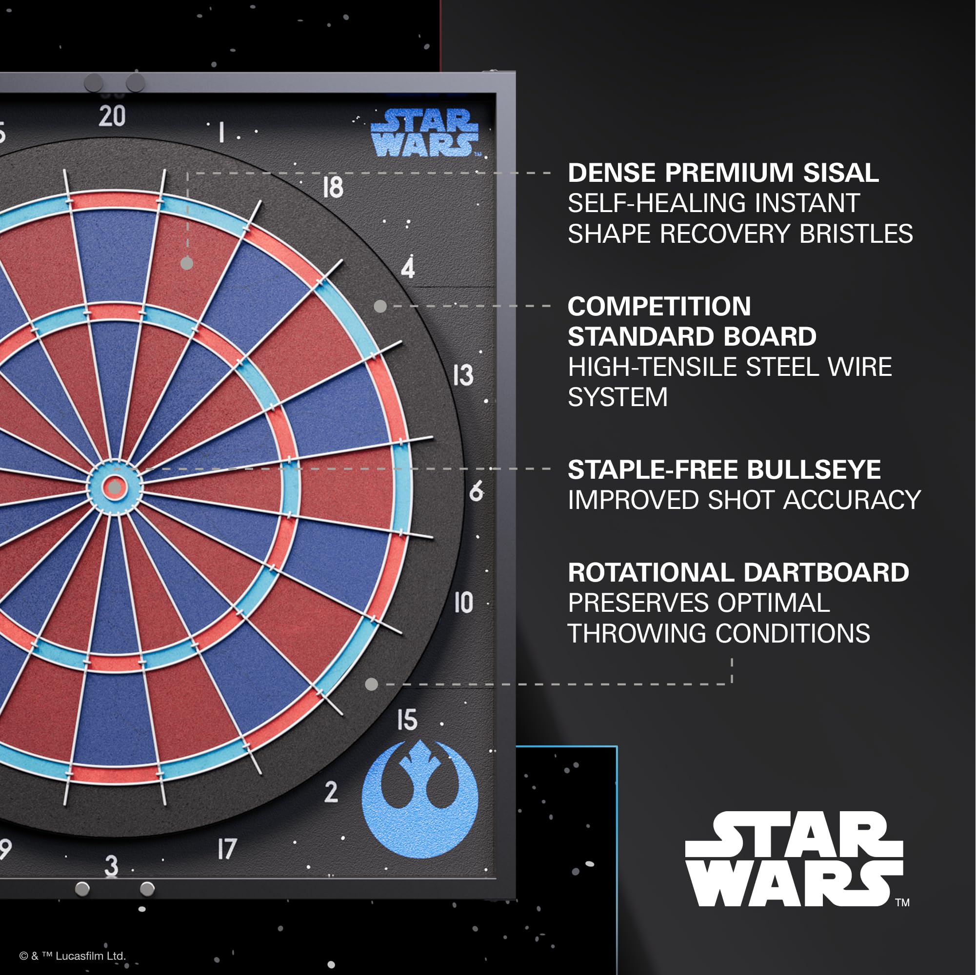 Target Darts Star Wars Light Side vs Dark Side Szafka do Darta