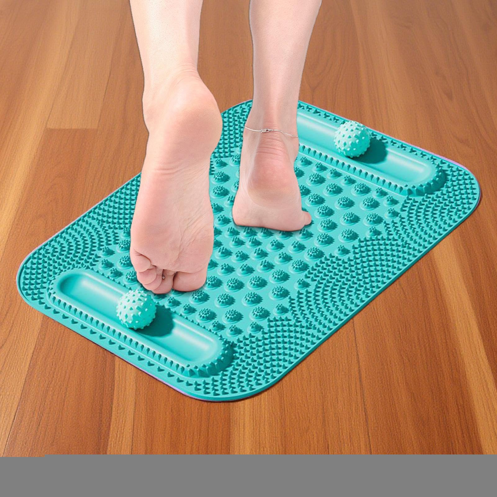 Tapis Massant Plantaire Coussin Outils Massant Stimulateur Jambes Double