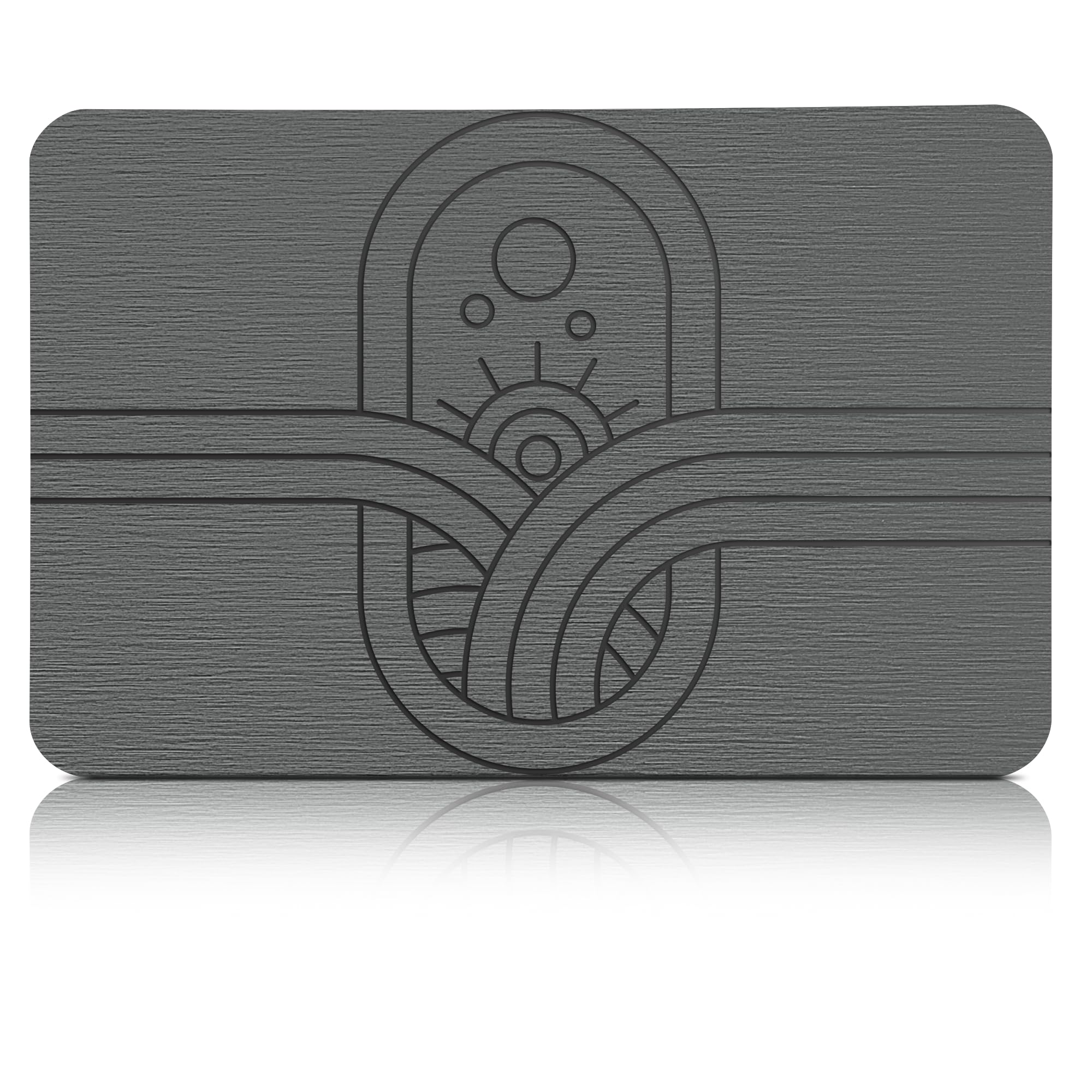 Stone Bath Mat Quick Dry Diatomaceous Earth Bath Mat, Non-Slip Super Absorbent Bathroom Floor Mat, Natural (23.5 x 15.5, Bohemian)