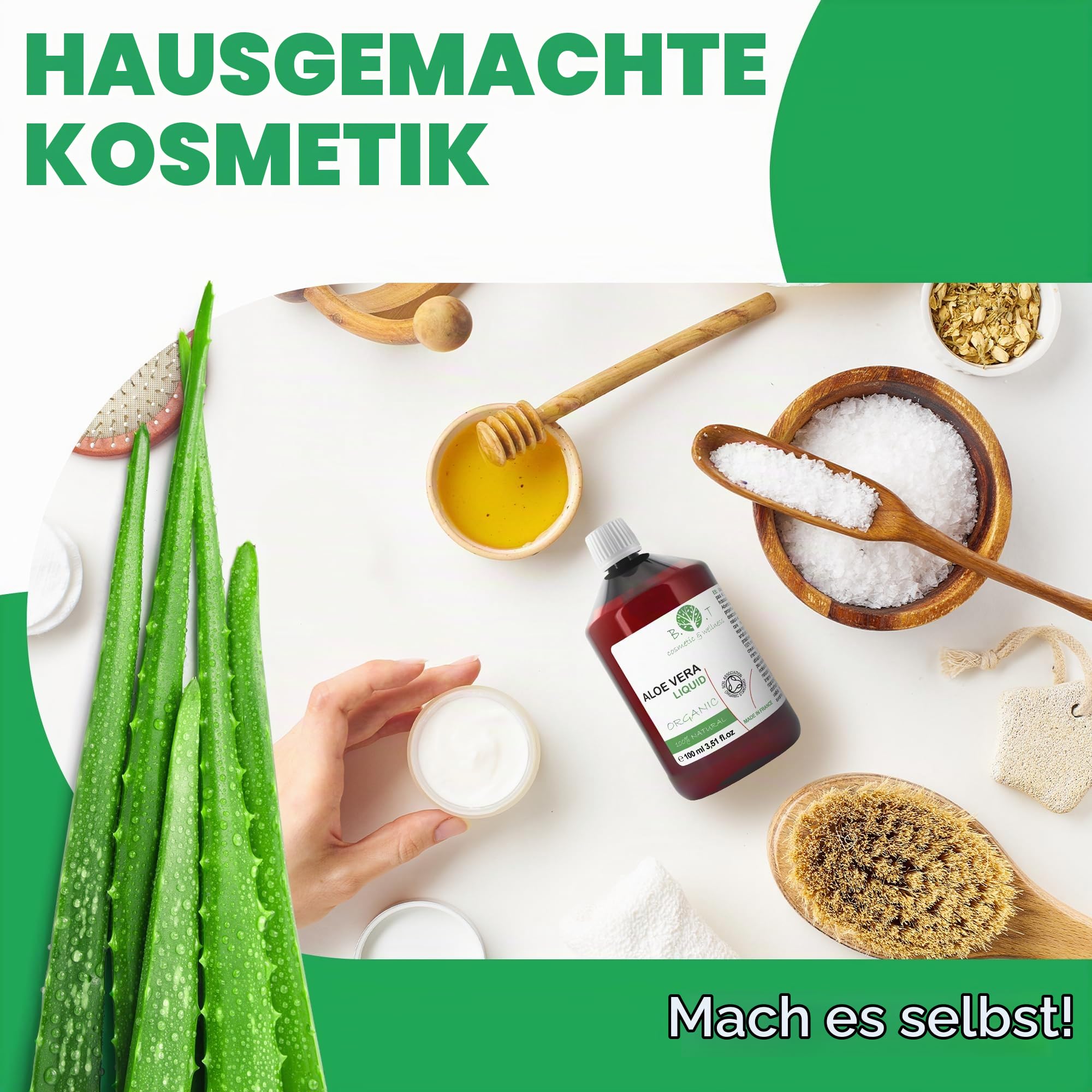 BIO Fresh Aloe Vera Flüssigkonzentrat. Konzentrierter Saft direkt aus der Pflanze. 100% natürlich und rein. Kalt gepresst. Bio - 5000 ml 5 L