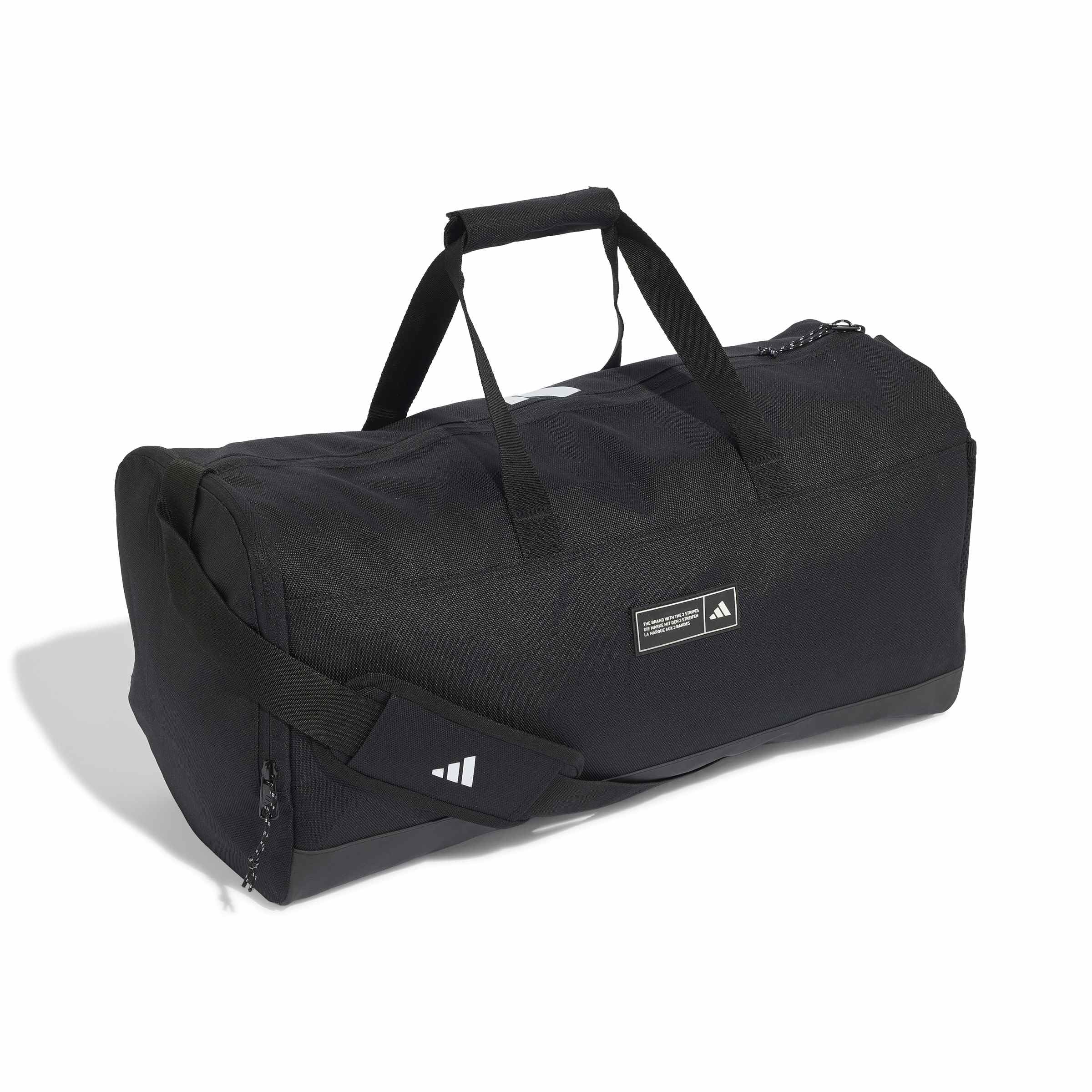 adidas Unisex - Adulto 3 Stripes Weekender Duffel Bag Medium Duffel_Bag, black, One Size