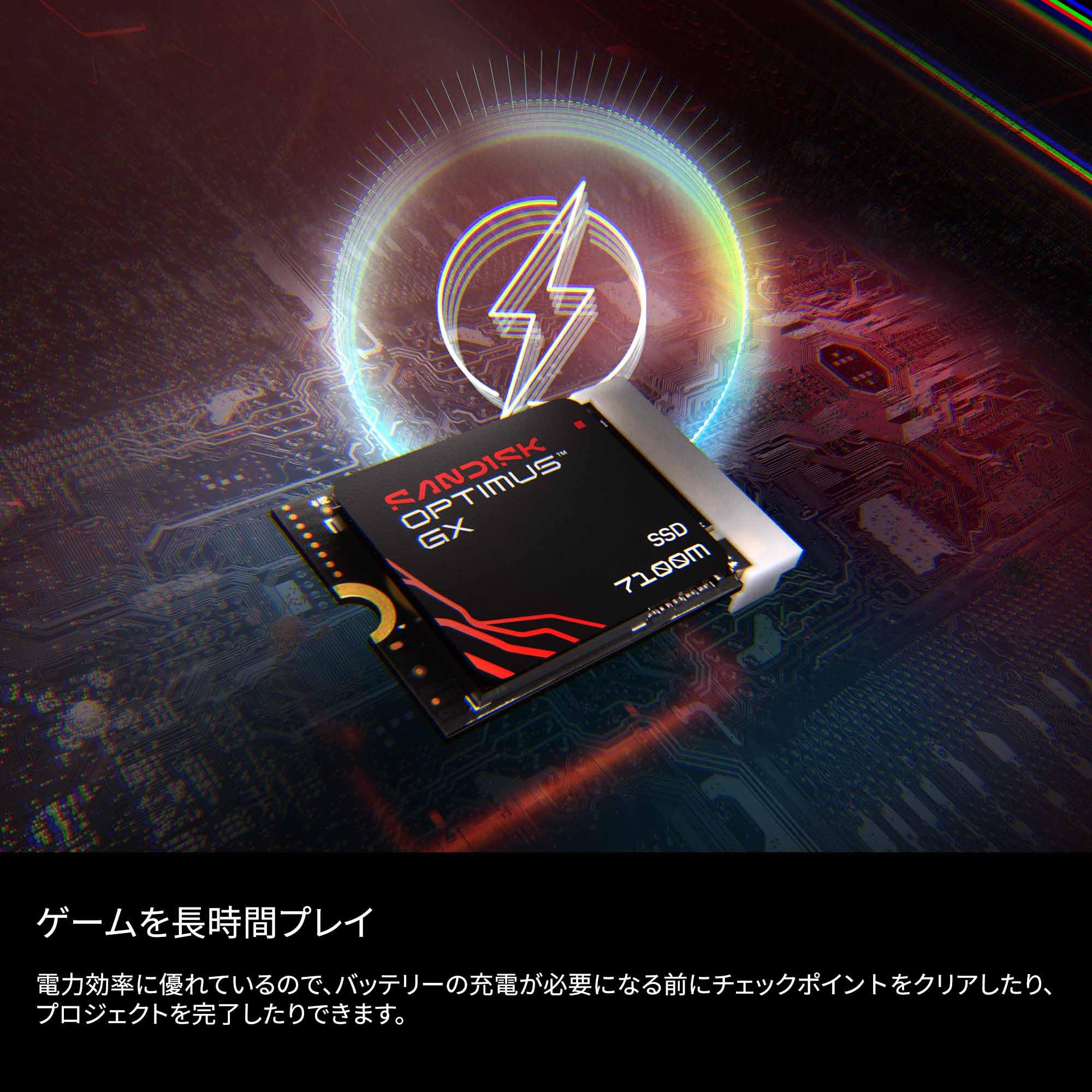 Amazon | 【国内正規品】 SANDISK Optimus GX 7100M NVMe 2TB M2